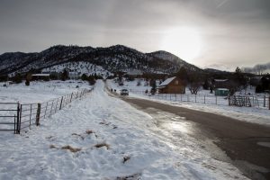 Pine Valley, Utah Sledding Street