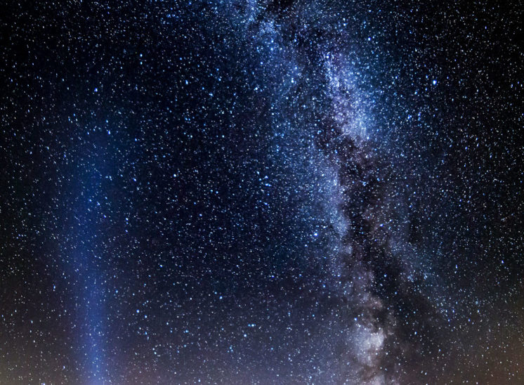 Milky Way over Pine Valley, Utah Chapel