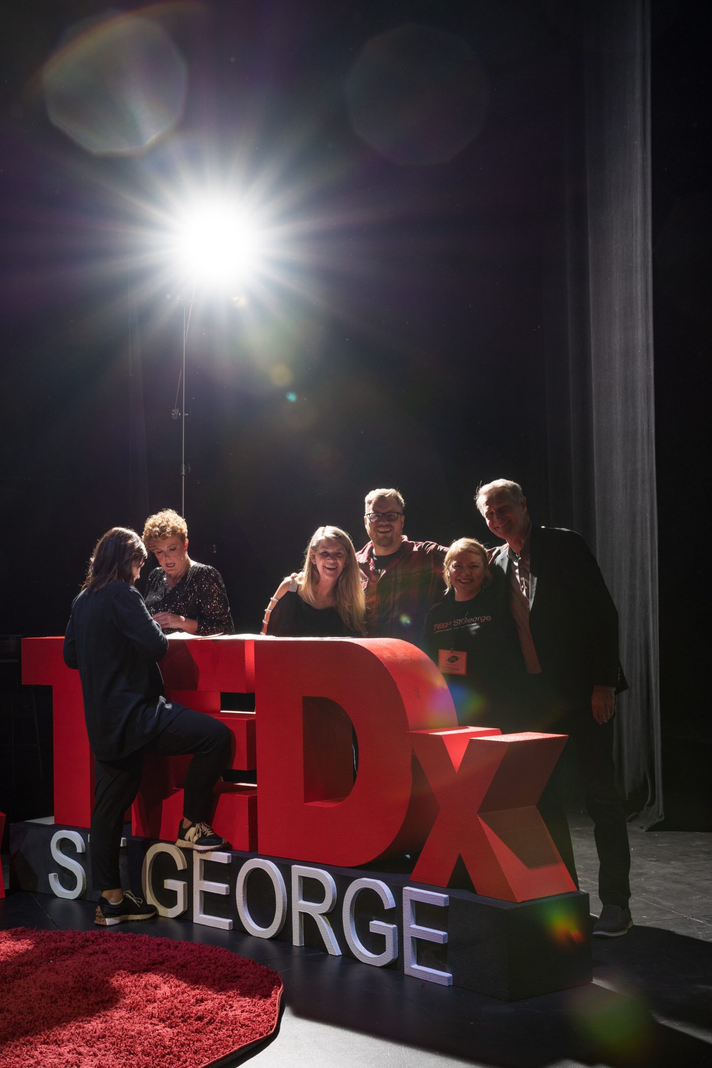 Backstage at TEDx Saint George